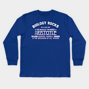 Biology Rocks! Kids Long Sleeve T-Shirt